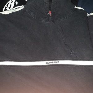 Supreme black hoodie